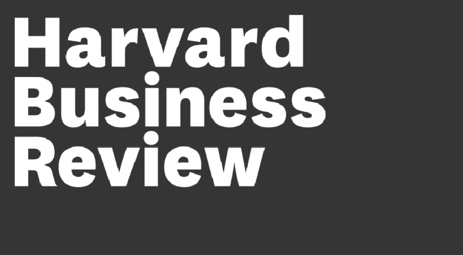 Blog - Picture of Harvard Business Review. BOOCLE